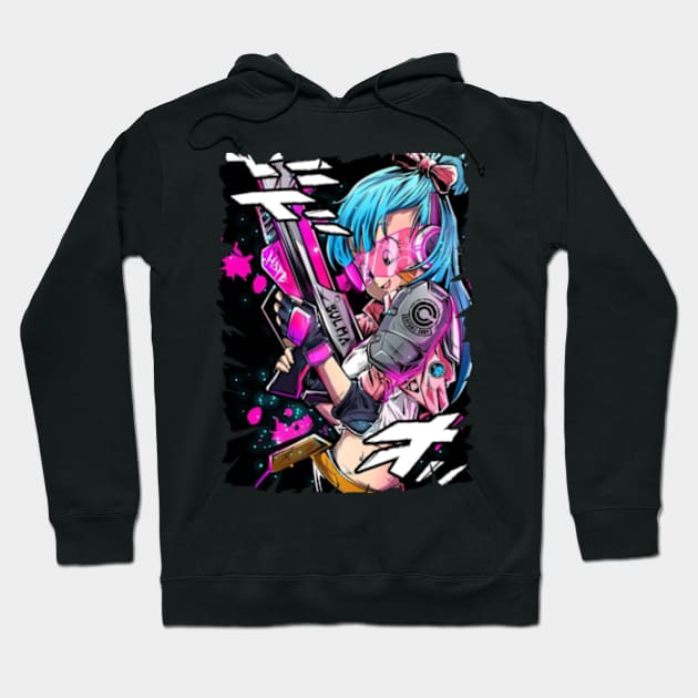 BULMA MERCH VTG Hoodie by Kiecx Art